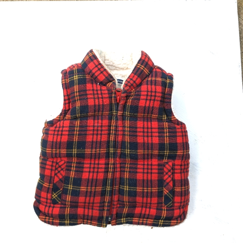 Old navy fleece plaid verst